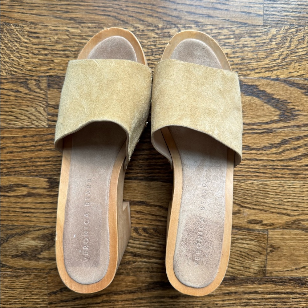 Veronica Beard Hannalee Platform Surde Clog Sandal Mules - Picture 6 of 9
